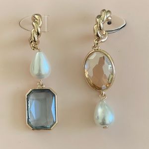MIGNONNE GAVIGAN
Faux Pearl & Crystal Leonie Dangle Earrings